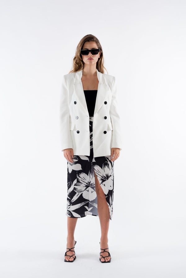 FALDA MIDI ESTAMPADA