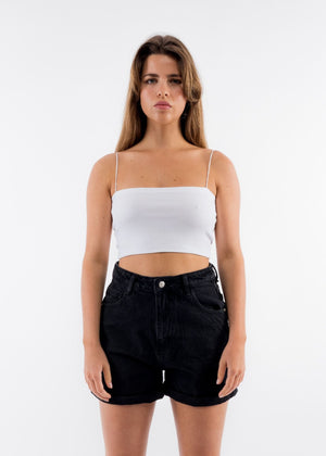 SHORTS  DENIM MOM FIT