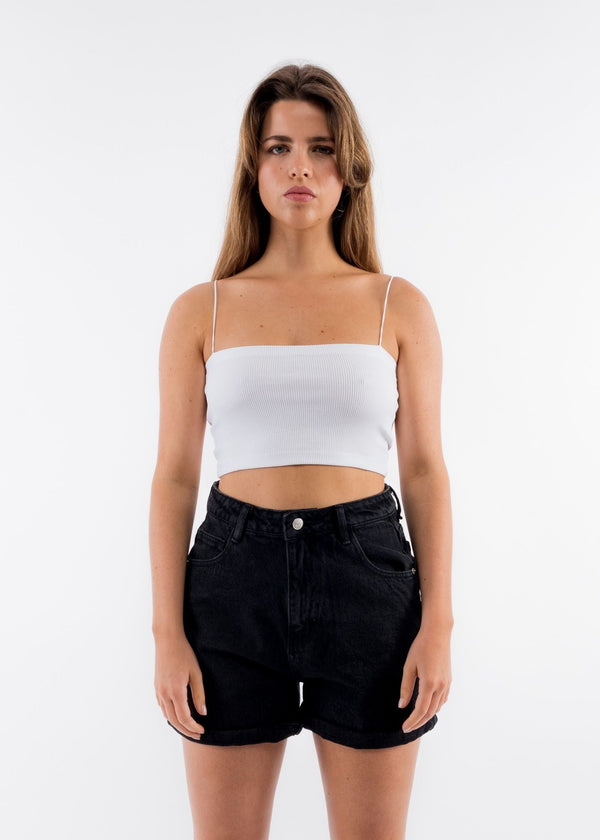 SHORTS  DENIM MOM FIT