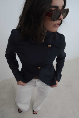 VESTE CROISÉE BOUTONS