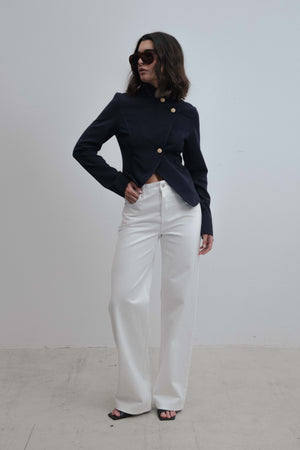 VESTE CROISÉE BOUTONS