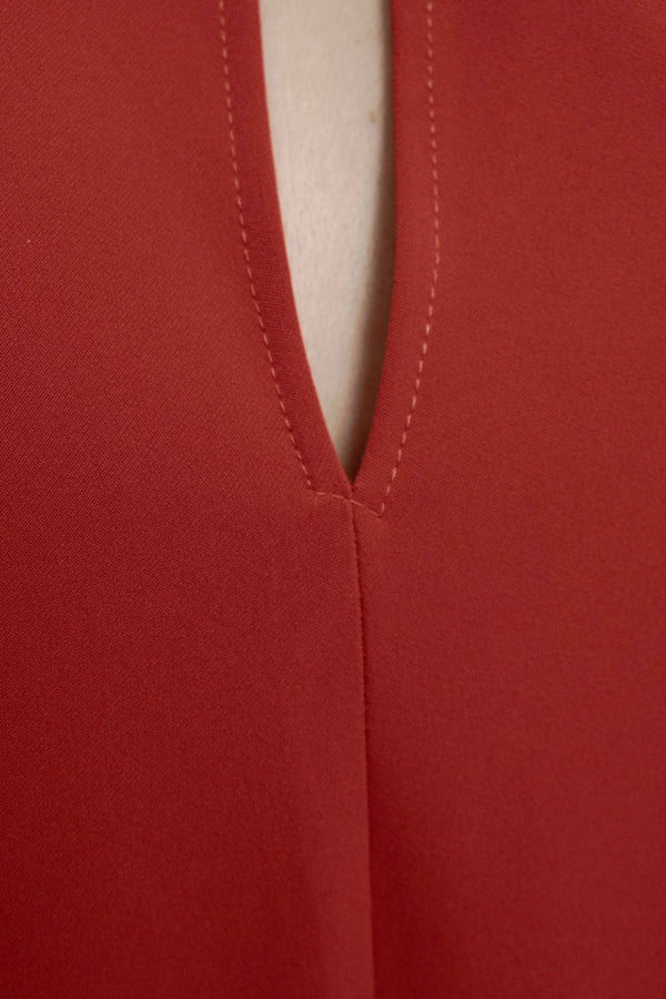 ROBE MIDI À NŒUD