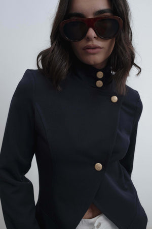 VESTE CROISÉE BOUTONS