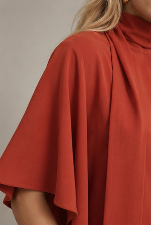 ROBE MIDI À NŒUD