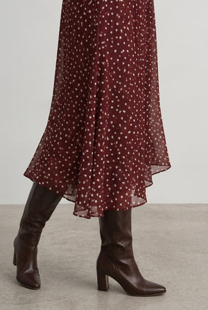 ROBE HALTER POIS NŒUD