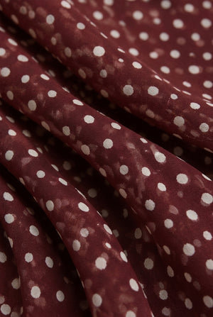 ROBE HALTER POIS NŒUD