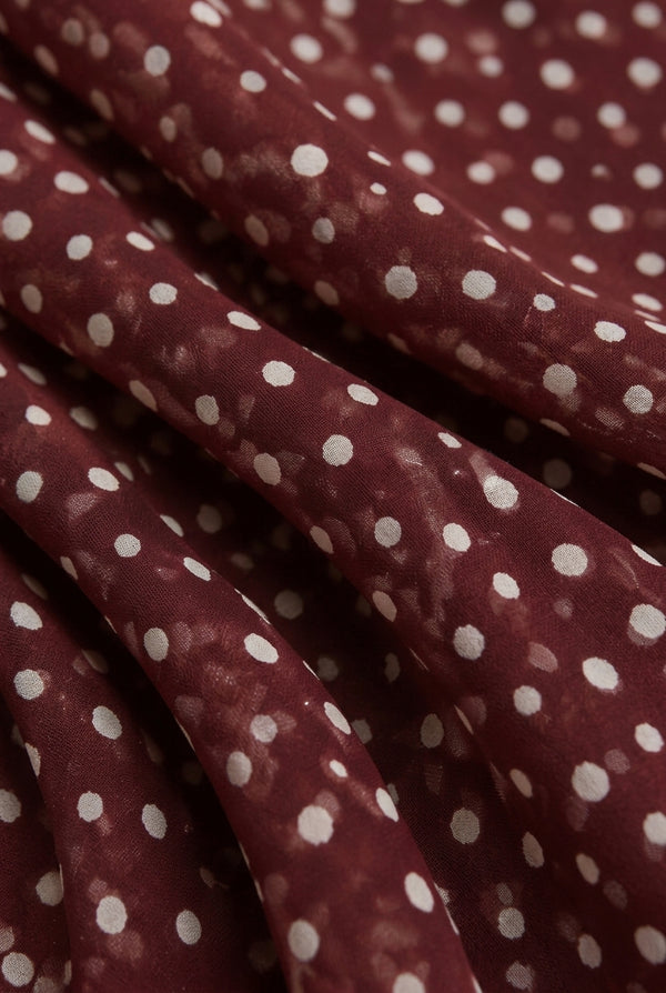 ROBE HALTER POIS NŒUD