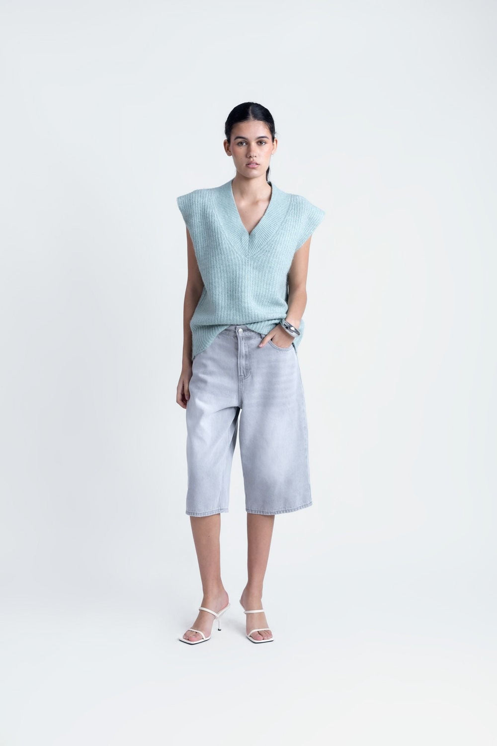 CHALECO PUNTO OVERSIZE