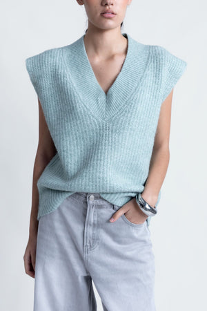 CHALECO PUNTO OVERSIZE