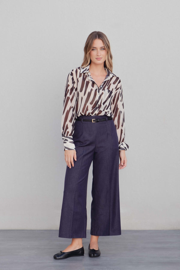 CAMISA GASA ESTAMPADA