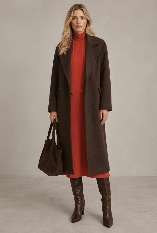 ROBE MIDI À NŒUD