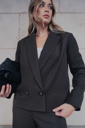 BLAZER CRUZADA CROPPED