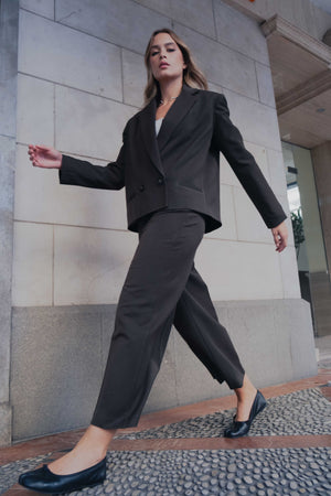 BLAZER CRUZADA CROPPED