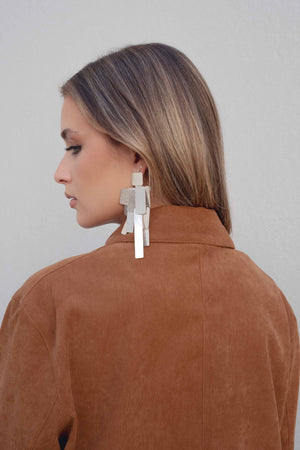 CHAQUETA CORTA EFECTO ANTE