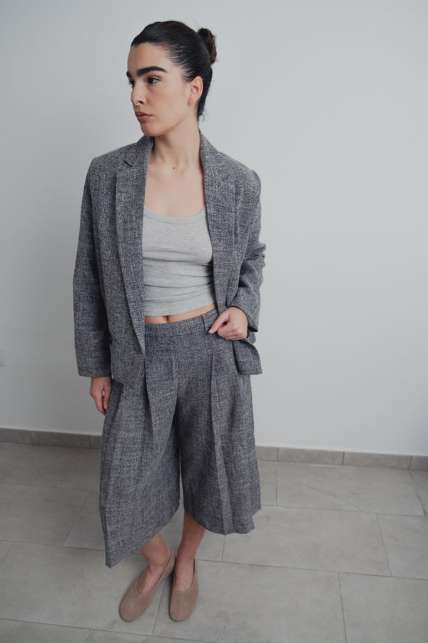 BLAZER ESTRUCTURA CRUZADA CROPPED
