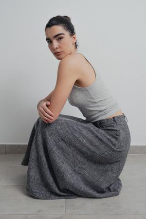 FALDA MIDI ESTRUCTURA