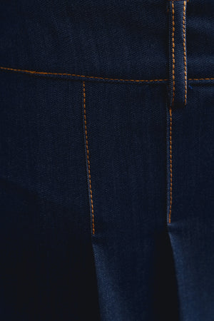 BERMUDA FLUIDA EFECTO DENIM