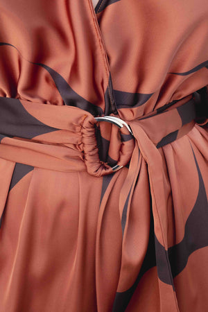 VESTIDO CRUZADO ESTAMPADO