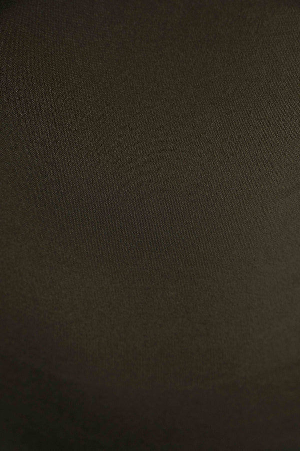 VESTIDO CAQUI ASIMETRICO MIDI