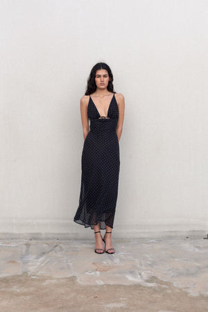 VESTIDO MIDI ESTAMPADO