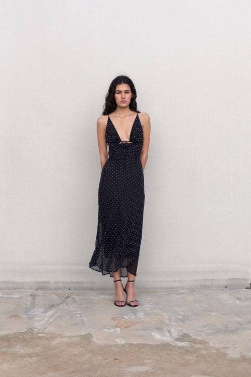 VESTIDO MIDI ESTAMPADO