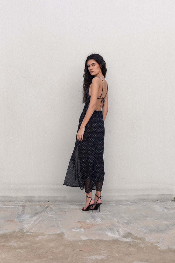 VESTIDO MIDI ESTAMPADO