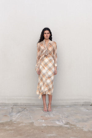 FALDA ESTAMPADA CUADROS