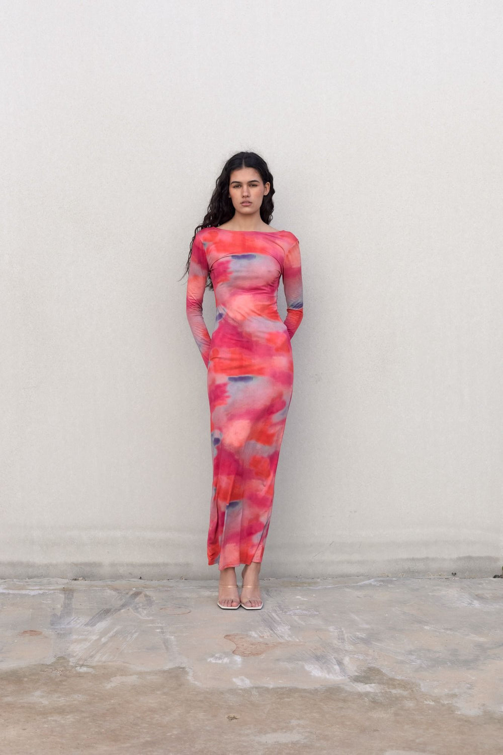 VESTIDO LARGO ESTAMPADO