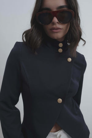VESTE CROISÉE BOUTONS